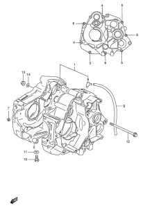 FB100 Картер двигателя