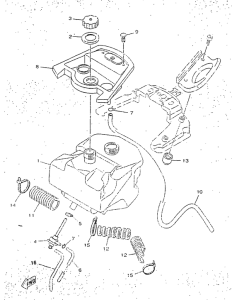 YN50R Топливный бак