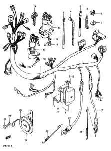 GR650 Жгут проводов