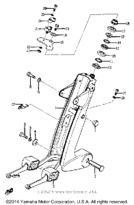 YJ1 Передняя вилка