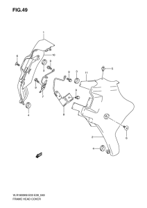 VLR1800 Frame head cover