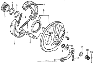 XL75 Передний тормоз