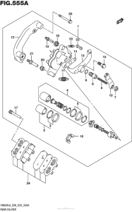 AN650 Задний суппорт