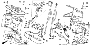  Meter / horn / key set