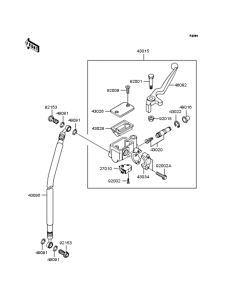BN125 Главный тормозной цилиндр