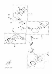 WR125R Проблесковый световой сигнал