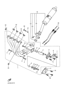 YZF-R1 Выхлопная система