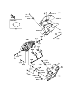 KLX250 ヘッドライト