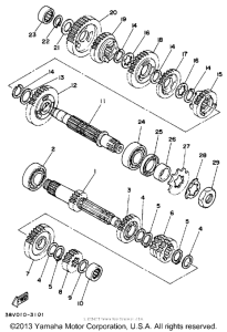 TY350S Трансмиссия