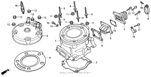 CR125R Cylinder 86
