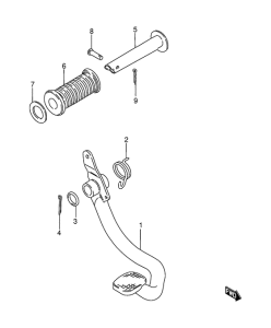 AX115 Передний суппорт