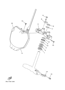 YZ250F Управление