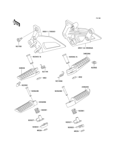 EX250 Подножки