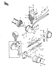 KZ1000 Поворотники