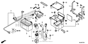VT750CS (ABS) АКБ