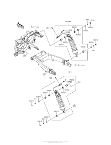 VN1700 Подвеска  /  амортизатор