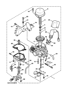 XC125 NXC125 Carburetor assy