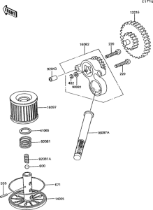 EX305 Масляный насос