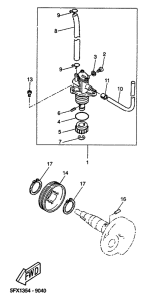 CW50RS Масляный насос