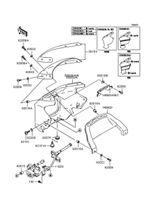 ZR400 カウリング