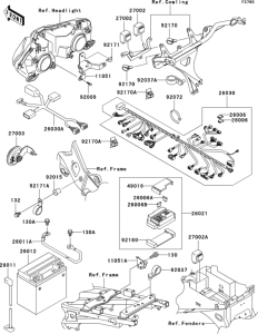ZX636 Электрика