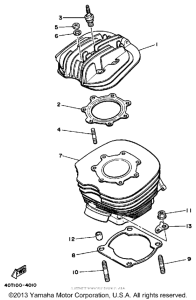 YZ490W Цилиндры