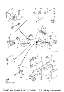XVS650AT Электрика