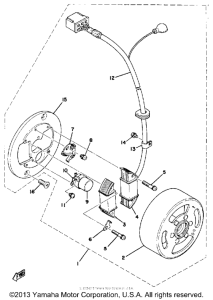 DT100C Flywheel magneto