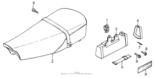 XL250 Сиденье