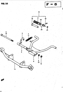 RV50 Центральная подножка