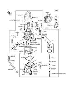 KX125 Карбюратор