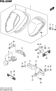 VL800T Rear Combination Lamp (Vl800Tl7 E33)