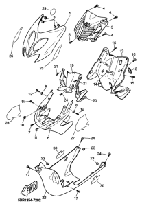 YQ50 Ветровое стекло