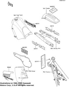 KX125 Наклейки