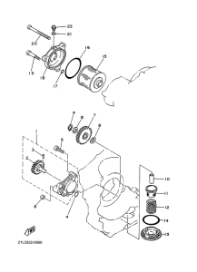 SR250 Bomba de aceite