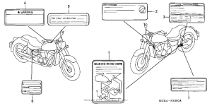 VT1100C2 Предупредительные таблички