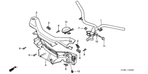 PK50S Handle pipe / handle cover