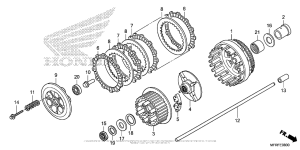 VT1300CT Сцепление