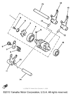 IT465H Shift cam-fork