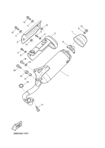 YQ100 Выхлопная система