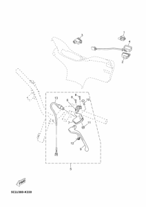 YN50F Interruptor  manillar&palanc