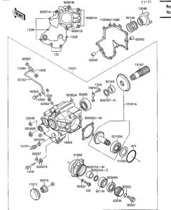 VN1500 Переднее коническое зубчатое колесо