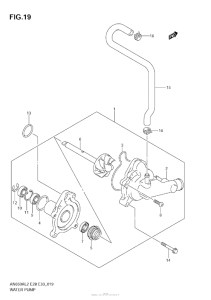 AN650 (ABS) Водяной насос