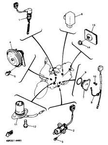 XJ600N Электрика 2