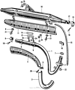 CT200 Глушитель