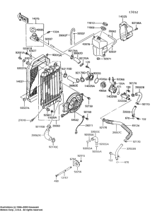 VN750 Радиатор