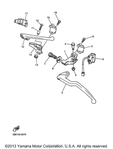 YZ400FK Рулевые переключатели