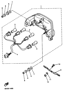 GTS1000A Taillight unit ass`y