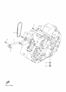 XVS950C Масляный насос