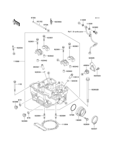 KL650 Головка цилиндров